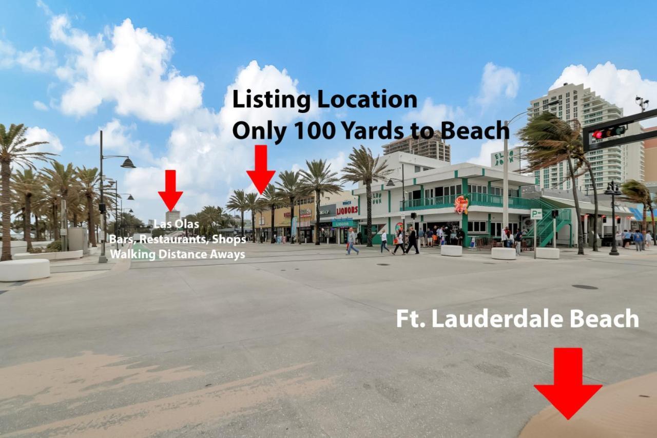 Studio Right Off Las Olas - Steps To Ftl Beach 2B Fort Lauderdale Ngoại thất bức ảnh